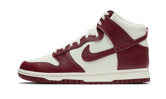 Nike Dunk High Sail Team Red - Exclufy