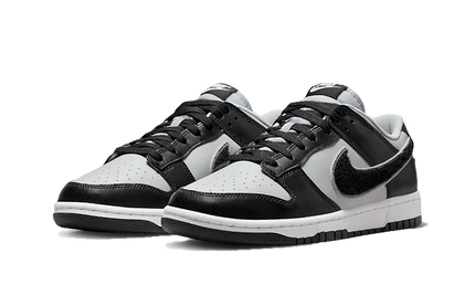 Nike Dunk Low Chenille Swoosh Grey Black - Exclufy