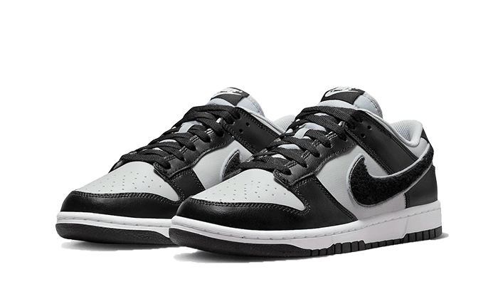 Nike Dunk Low Chenille Swoosh Grey Black - Exclufy