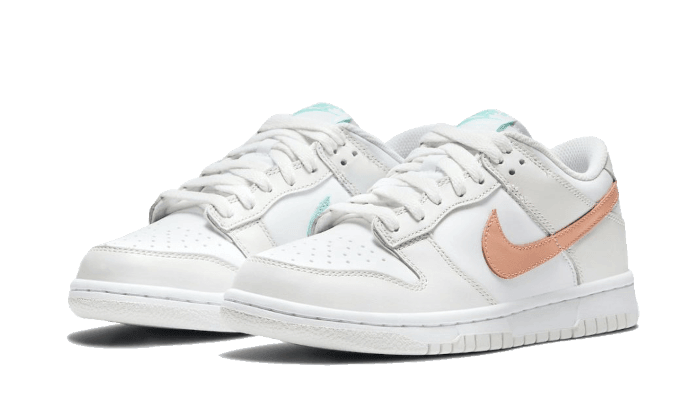 Nike Dunk Low White Bone Peach Aqua - Exclufy