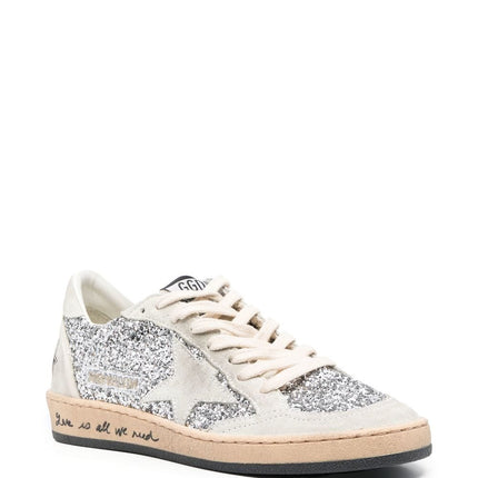 Golden Goose Ball-Star glitter low-top sneakers - THELIMITEDCLUB