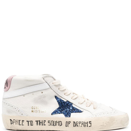 Golden Goose Mid Star lace-up sneakers - THELIMITEDCLUB