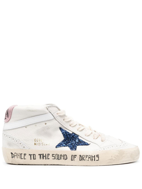 Golden Goose Mid Star lace-up sneakers - THELIMITEDCLUB