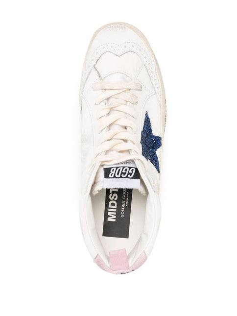 Golden Goose Mid Star lace-up sneakers - THELIMITEDCLUB