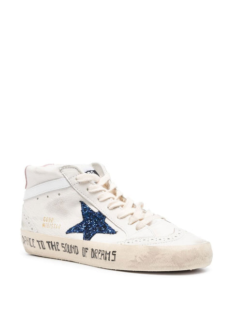 Golden Goose Mid Star lace-up sneakers - THELIMITEDCLUB