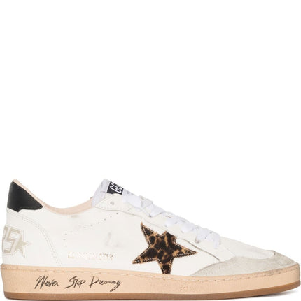 Golden Goose star-patch lace-up sneakers - THELIMITEDCLUB