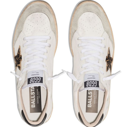 Golden Goose star-patch lace-up sneakers - THELIMITEDCLUB