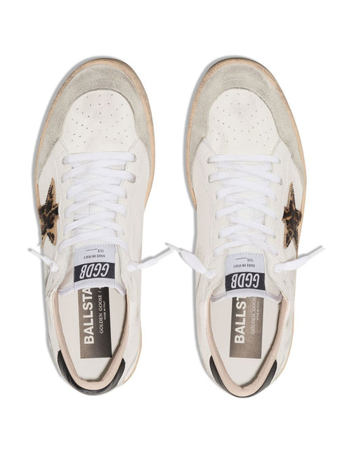 Golden Goose star-patch lace-up sneakers - THELIMITEDCLUB