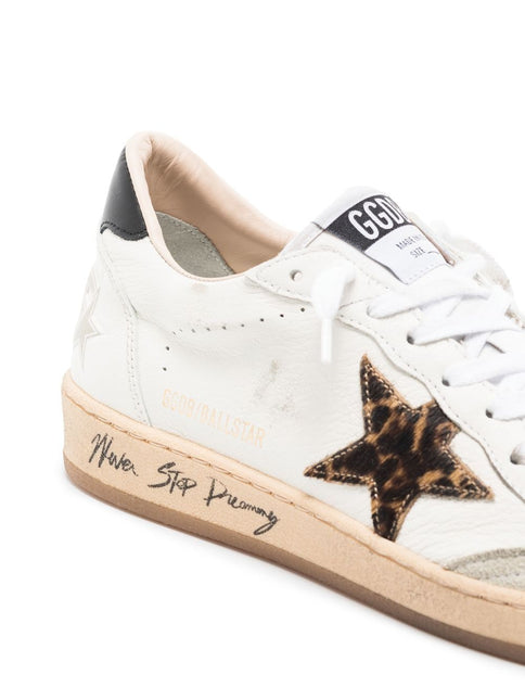 Golden Goose star-patch lace-up sneakers - THELIMITEDCLUB