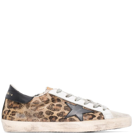 Golden Goose Super-Star leopard print sneakers - THELIMITEDCLUB