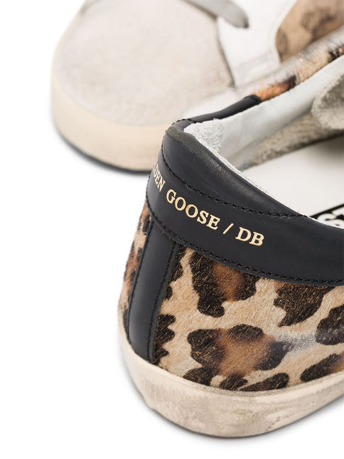 Golden Goose Super-Star leopard print sneakers - THELIMITEDCLUB