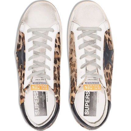 Golden Goose Super-Star leopard print sneakers - THELIMITEDCLUB