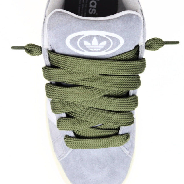 Fat laces 18mm | Khaki Green