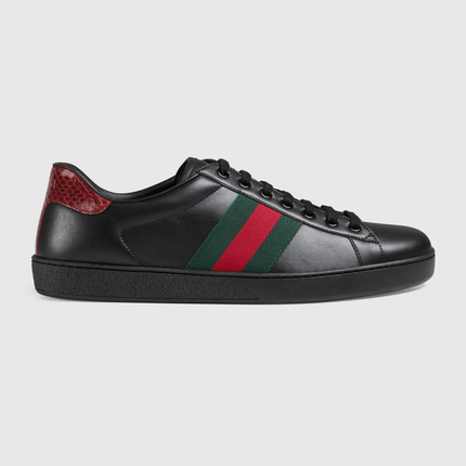 Gucci Ace Black Leather - THE LIMITED CLUB