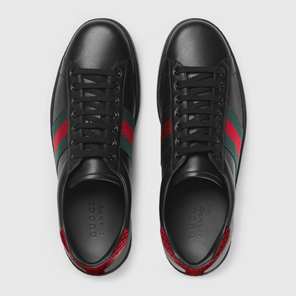 Gucci Ace Black Leather - THE LIMITED CLUB