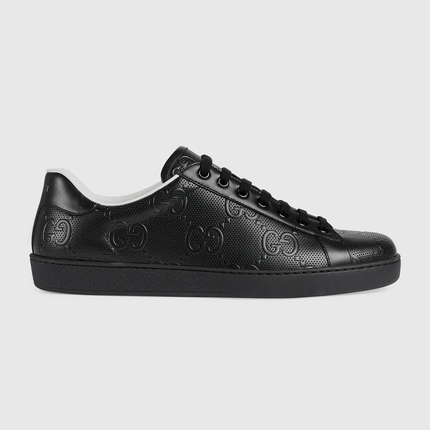 Gucci Ace GG Black Leather - THE LIMITED CLUB