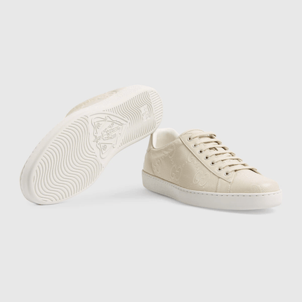 Gucci Ace GG White Leather - THE LIMITED CLUB