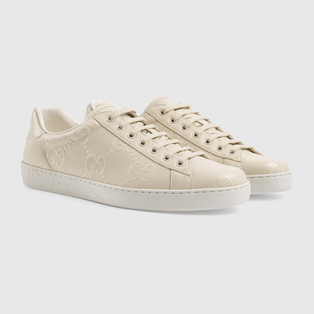 Gucci Ace GG White Leather - THE LIMITED CLUB