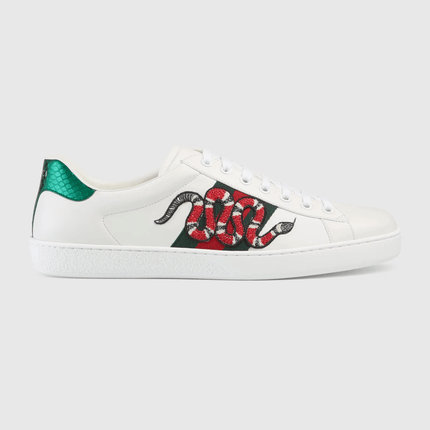 Gucci Ace White Leather Kingsnake - THE LIMITED CLUB