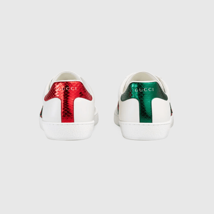 Gucci Ace White Leather Kingsnake - THE LIMITED CLUB