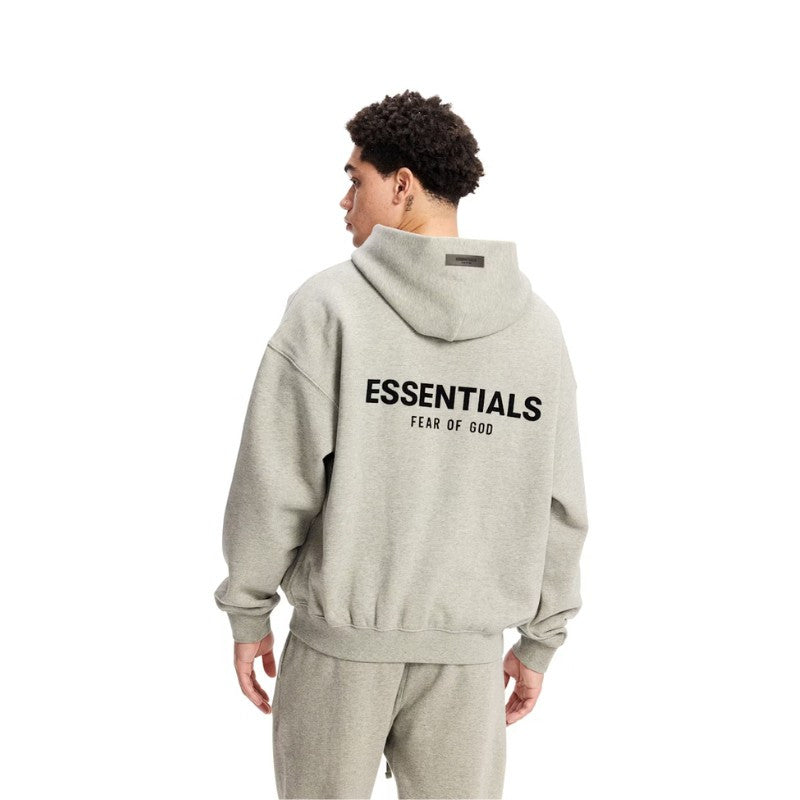 Hoodie Fear of God Essentials SS22 Dark Oatmeal - Exclufy