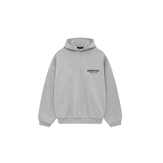Hoodie Fear of God Essentials Fleece Light Heather Gray - Exclufy
