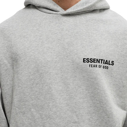 Hoodie Fear of God Essentials Fleece Light Heather Gray - Exclufy