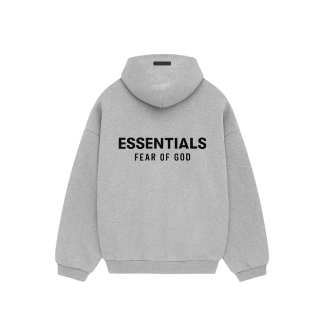 Hoodie Fear of God Essentials Fleece Light Heather Gray - Exclufy