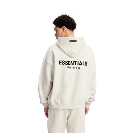 Hoodie Fear of God Essentials FW22 Light Oatmeal - Exclufy