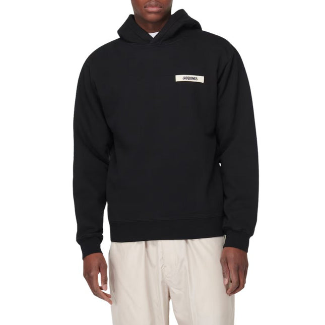 Hoodie Jacquemus Gros Grain Black - Exclufy