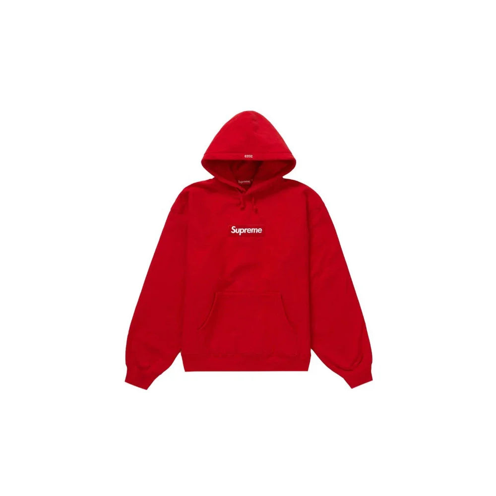 Hoodie Supreme Box Logo FW23 Red - Exclufy