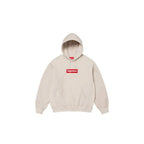 Hoodie Supreme Box Logo FW24 Stone - Exclufy