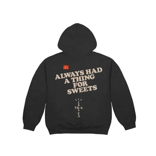 Hoodie Travis Scott McDonald's Apple Pie Washed Black - Exclufy
