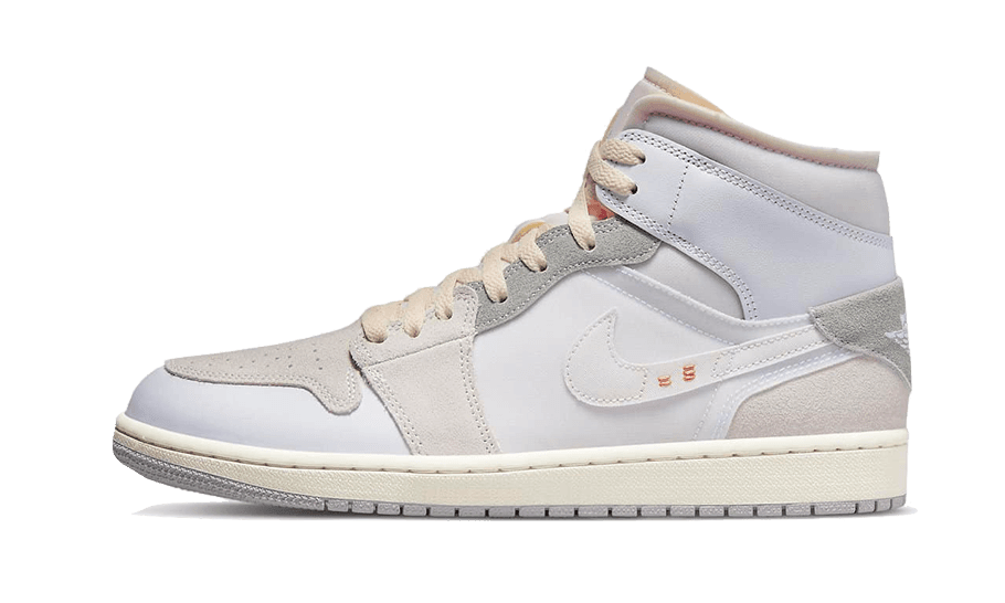 Air Jordan 1 Mid SE Craft Inside Out White Grey - Exclufy