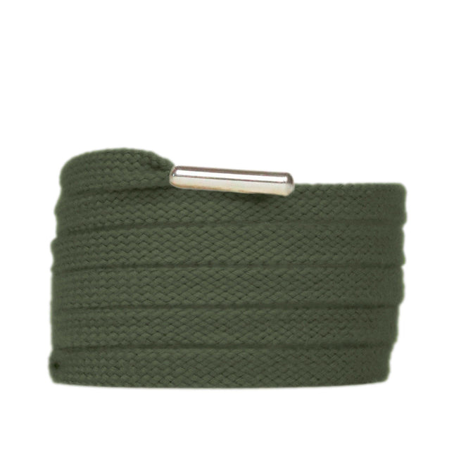 Shoe lace 8mm | Dark Khaki Green