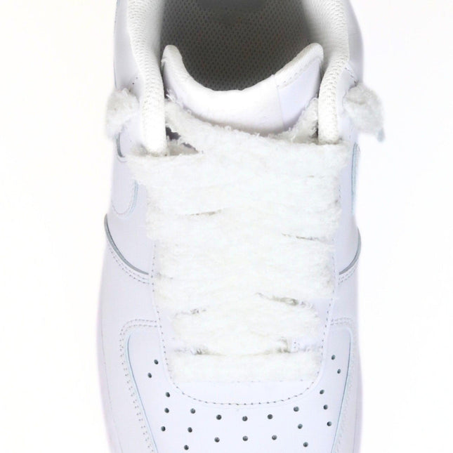 Fuzzy lace 15mm | White - Exclufy