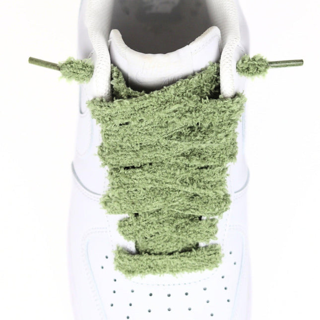Fuzzy lace 15mm | Khaki Green