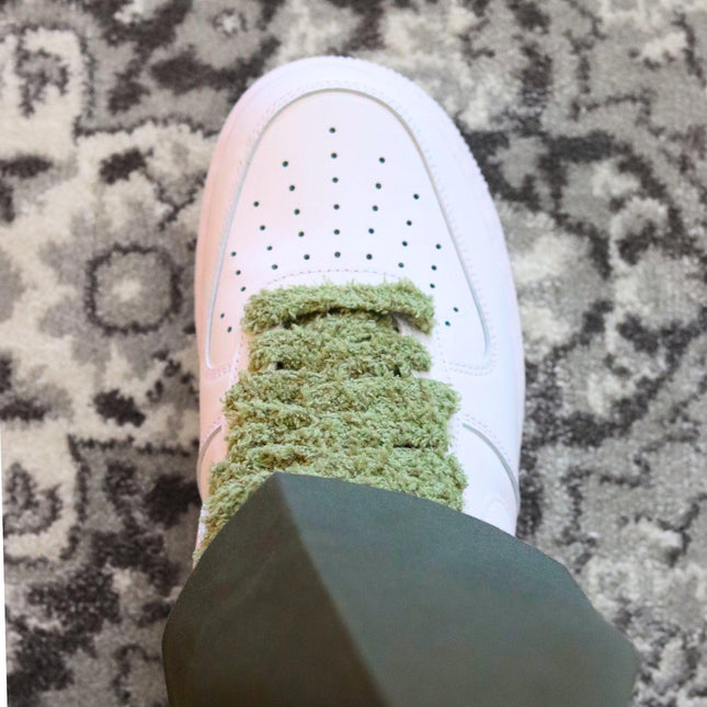 Fuzzy lace 15mm | Khaki Green