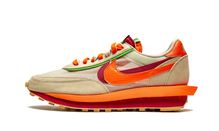 Nike LD Waffle Sacai Clot Net Orange Blaze - Exclufy