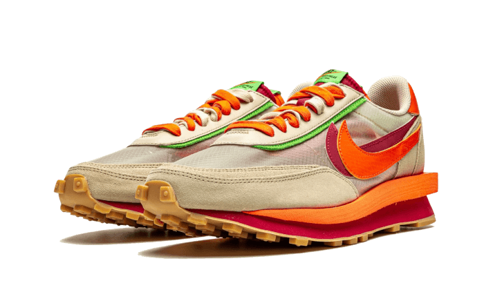 Nike LD Waffle Sacai Clot Net Orange Blaze - Exclufy