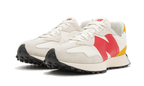 New Balance 327 Cream Yellow Red - Exclufy