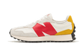 New Balance 327 Cream Yellow Red - Exclufy