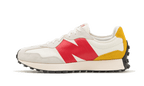 New Balance 327 Cream Yellow Red - Exclufy