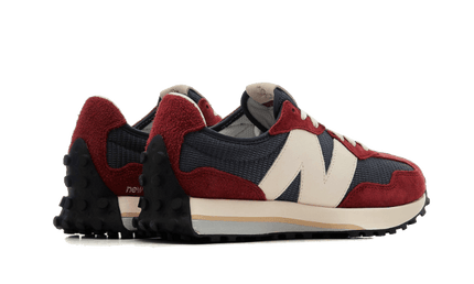 New Balance 327 Navy Blue Red White - Exclufy