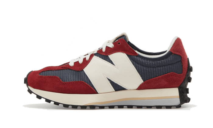 New Balance 327 Navy Blue Red White - Exclufy