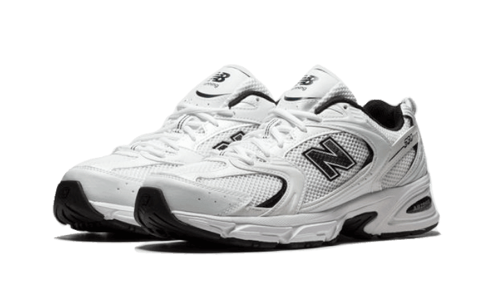 New Balance 530 White Black Details - Exclufy