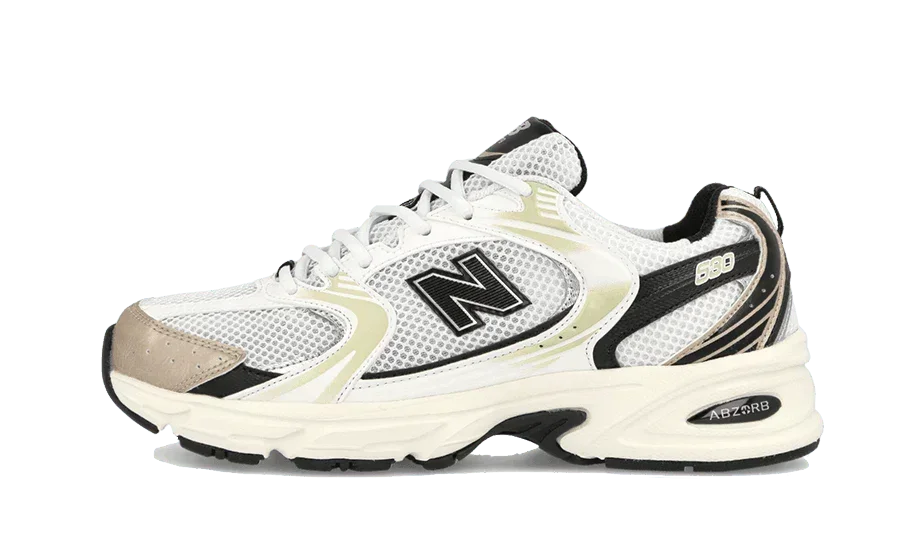 New Balance 530 White Light Gold Metallic - Exclufy