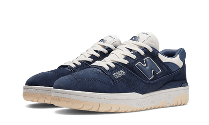 New Balance 550 Natural Indigo Suede - Exclufy