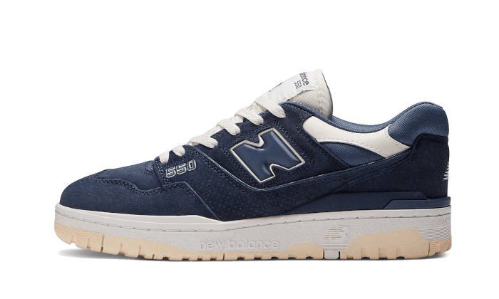 New Balance 550 Natural Indigo Suede - Exclufy