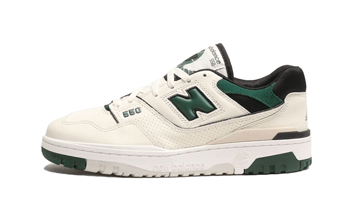 New Balance 550 Sea Salt Pine Green - Exclufy